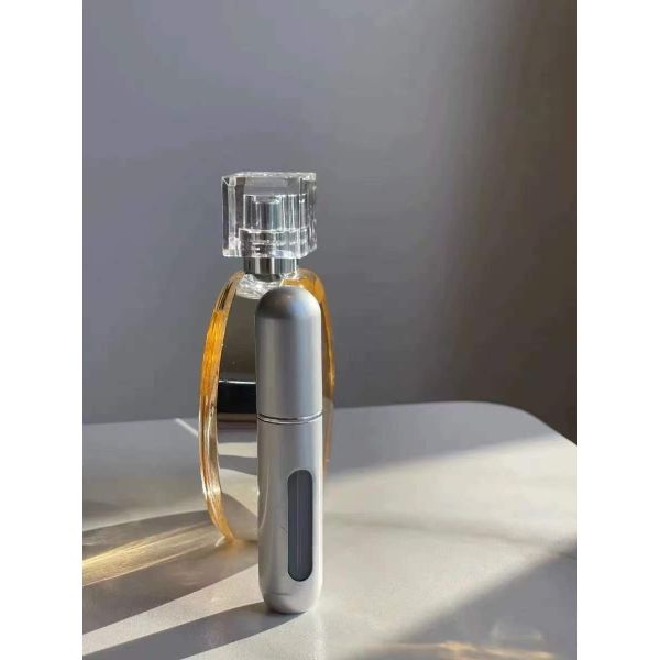 5ml Portable Bottom-Refill Perfume Atomizer – Leak-Proof Aluminum Travel Spray Bottle for Fragrance