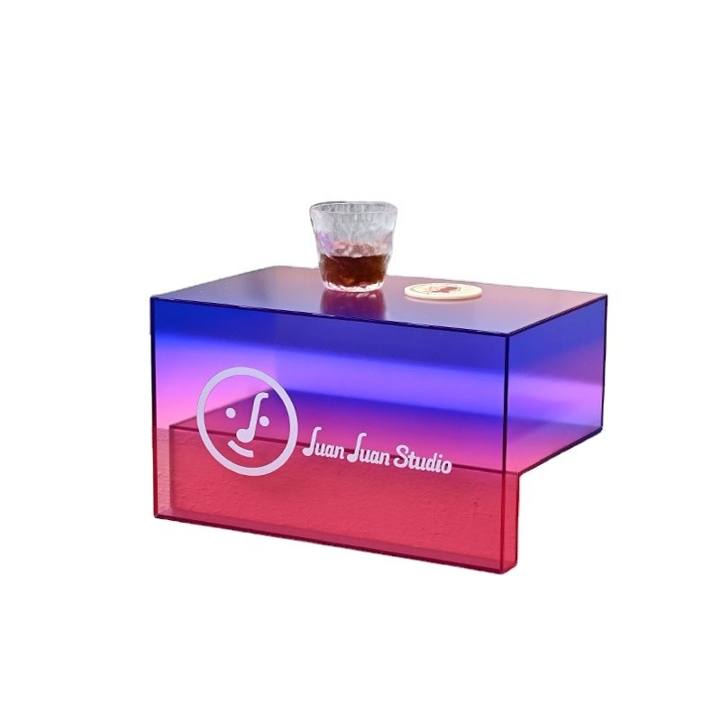 Custom Acrylic Parts Colorful Desktop Table Logo Sign for Customized Store Display