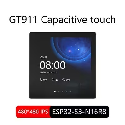 4.0 Inch ESP32-S3 Display Smart ESP32-S3 Touch Screen 480x480 For Lvgl And Arduino