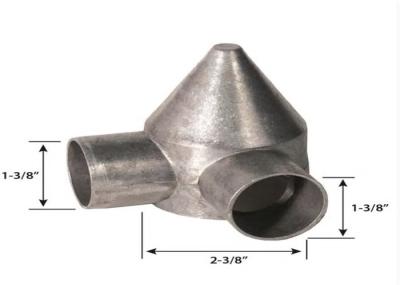 Two Built In Rail Connectors For 1 3/8'' Top Rail And 2 3/8'' Terminal Cornal Corner Post