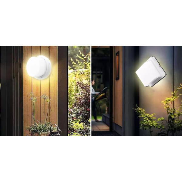 Color Temperature 5000K LED Wall Light Smart IP65 Outdoor PC Material for Party Garden