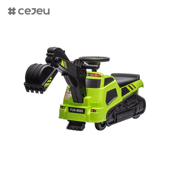 KINTEX Kids Ride on Tractor with Storage, Excavator Scooter Gift for Kids