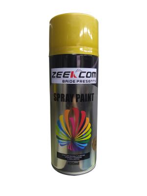 Gold Color 400ml  Acrylic Lacquer Aerosol Paint