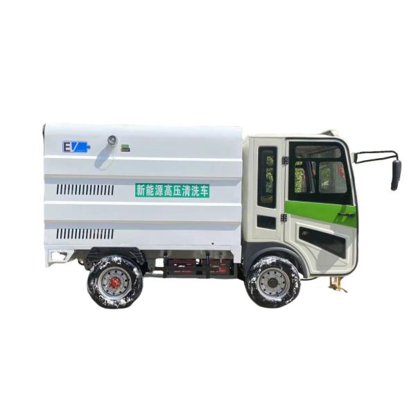 Pure Electric Energy Type Fully Enclosed Electric Four Wheel Cleaning Truck