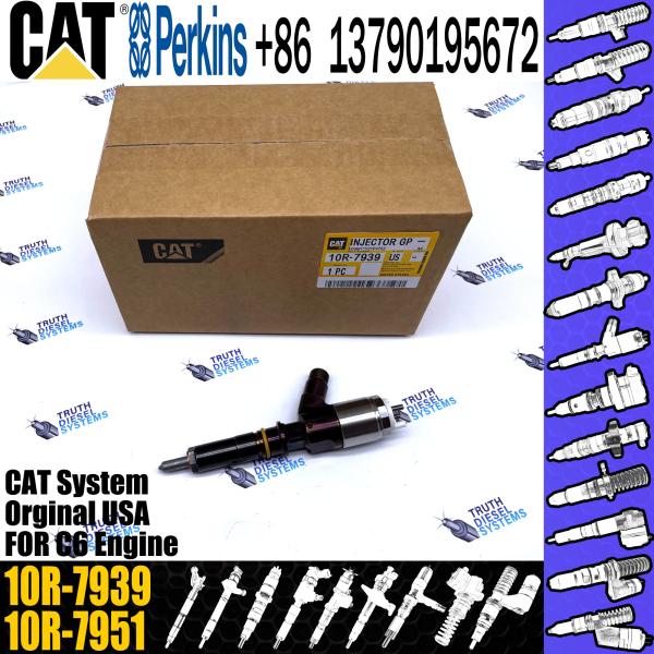 Injetor de combustível diesel comum 320-0688 2645A746 do trilho 10R-7939 para a máquina escavadora do CAT C6.6