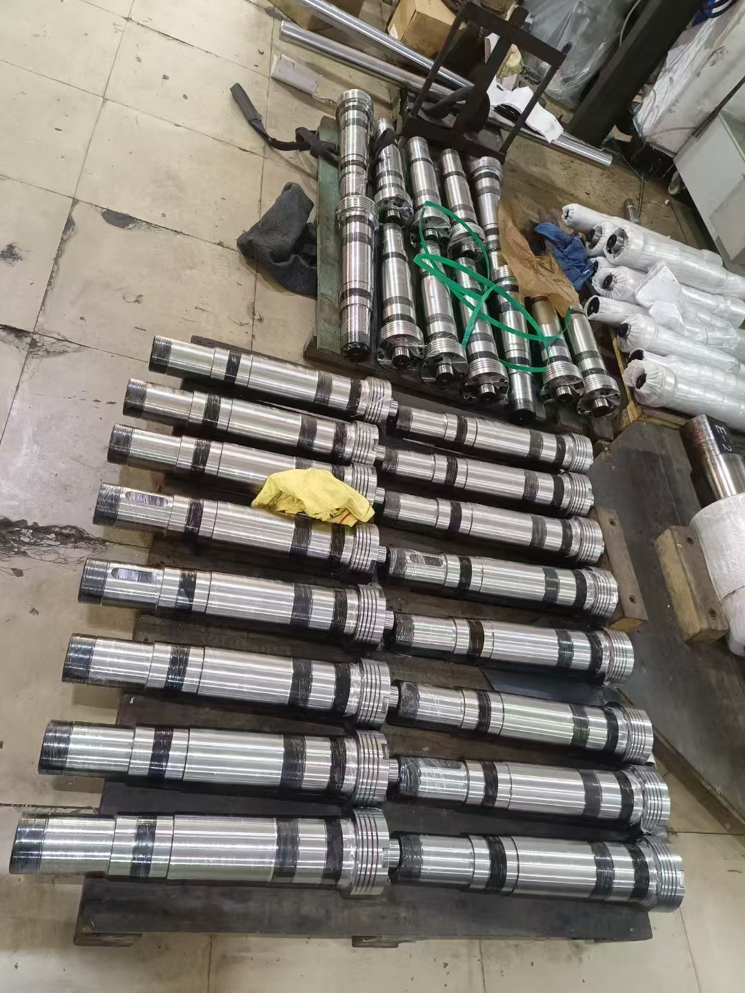 Custom CNC Multi-step Flange Shaft, Precision Machined Transmission Shaft