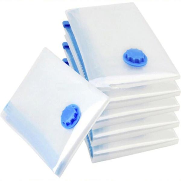 0.07mm 70mic Travel  Vacuum Sealer Bags For Clothes / Blankets