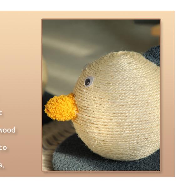 Toys Type Cat Scratching House Toy Handmade Sisal Material Suitable for Small Animals