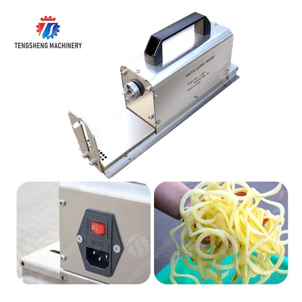 Electric potato twister Potato processing production Machine fries  Potato chips  Potato flake