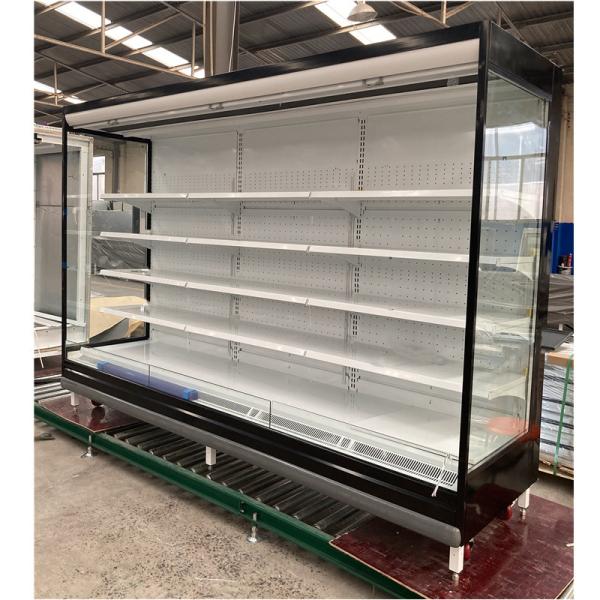 Supermarket vegetable chiller refrigerator Multi-deck Open fruit display chiller