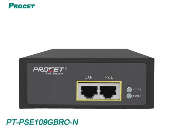 ODM OEM Single Midspan 95 Watt Industrial PoE Injector With LED Indicator