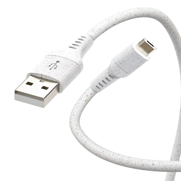 Eco-friendly materials Wheat Straw Biodegradable USB Cable for Mobile Phone cable micro  android USB cable
