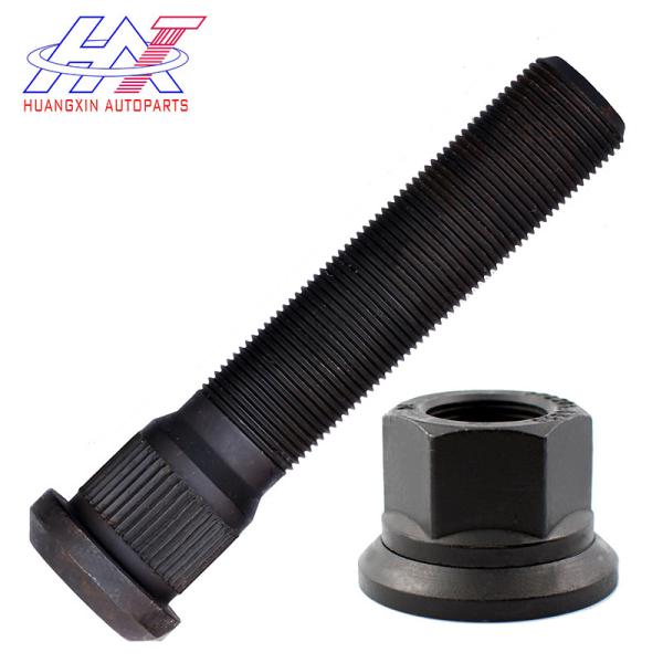 High Strength Wheel Hub Bolt And Nut For Mack Truck American Truck