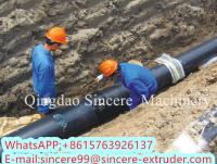 Maquinaria para extrusión de tuberías en espiral de drenaje municipal subterráneo de plástico para HDPE