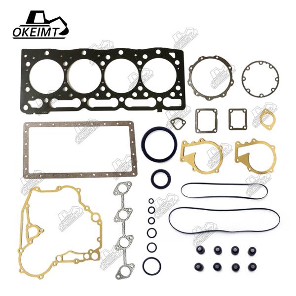V1505 4D78 V1505-E Overhaul Gasket Kit 16285-99352 Upper Lower Set For Kubota KX71 KX91 Excavator Engine