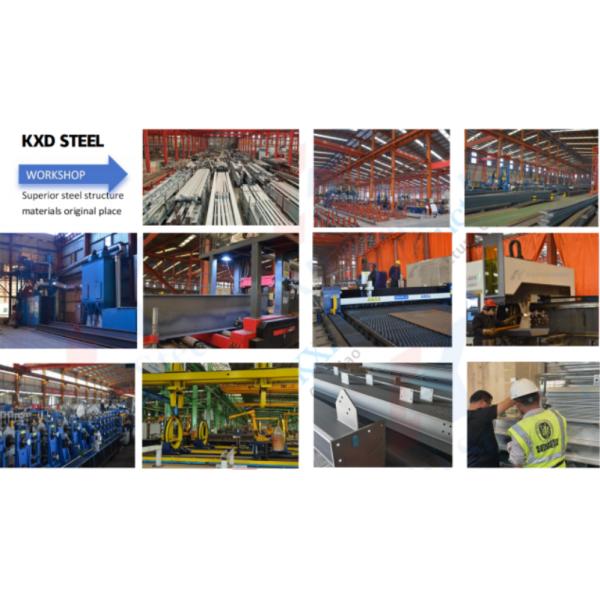 Industrial Steel Commercial Buildings Multifunctional Prefab Engineering