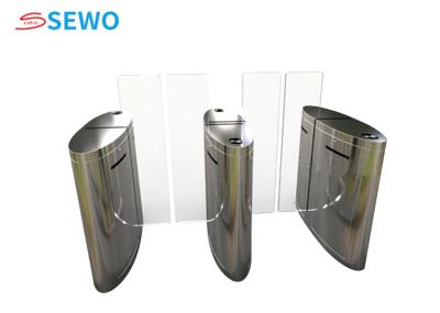 ISO9001 Full Height Sliding Turnstile Pedestrian Access Control System 40people/min