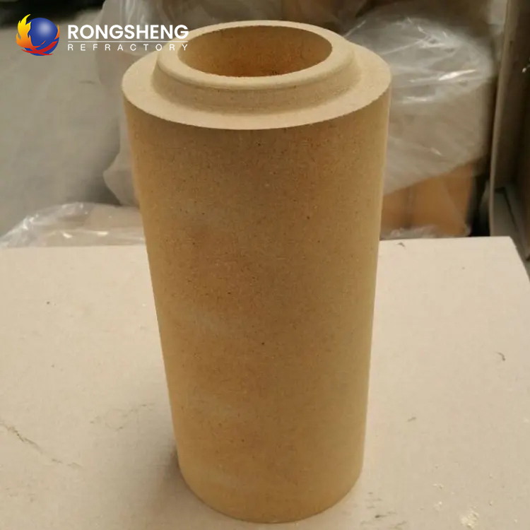 Factory Supply Mullite Alumina Fireclay Casting Runner Bricks Round Refractory Brick Casting Nozzle Bricks For Foundry Steel
