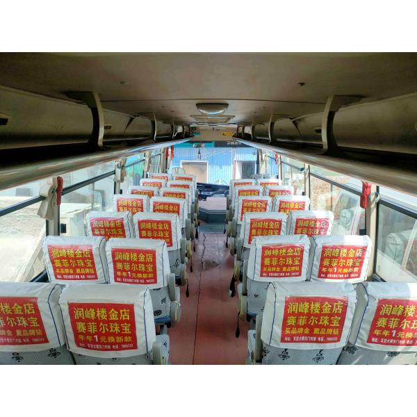 Suspensión usada del resorte plano de Yutong de la conducción a la derecha de Bus MINI Van 43seater del coche con la condición del aire