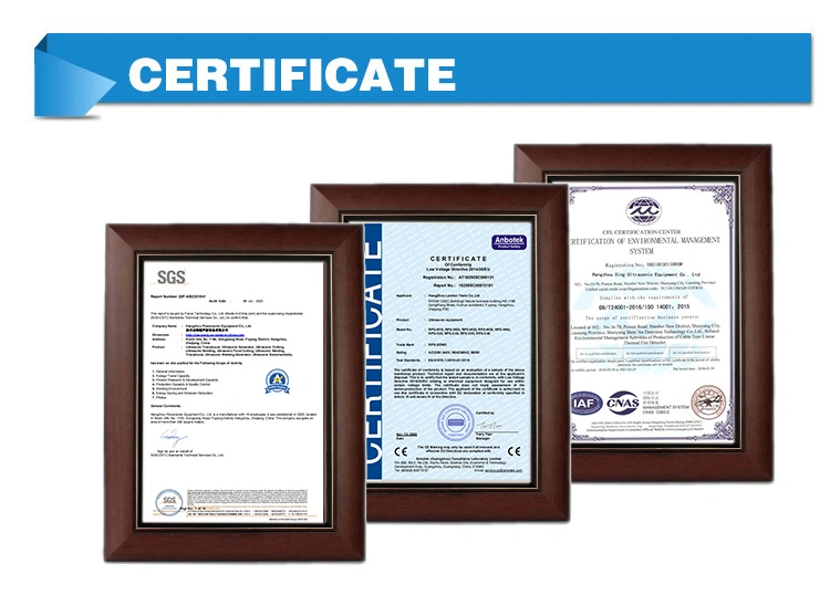 Titanium Horn Ultrasonic Sewing Machine For Non Woven Welding 800W