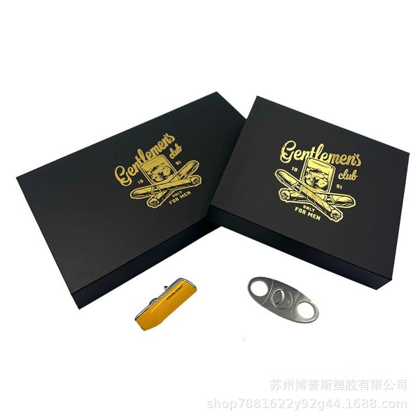Custom Capacity Cigar Packaging Box Rigid Boxes Made of Eco-Friendly Cardboard Material