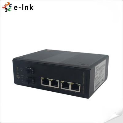4-Port 1000BASE-T + 2-Port 1000BASE-X SFP controlou o interruptor industrial dos ethernet