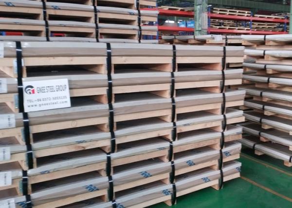 O GV aprova a folha de aço inoxidável Ferritic 304l 316ln 316ti 317l 347 da placa da largura 1.5m