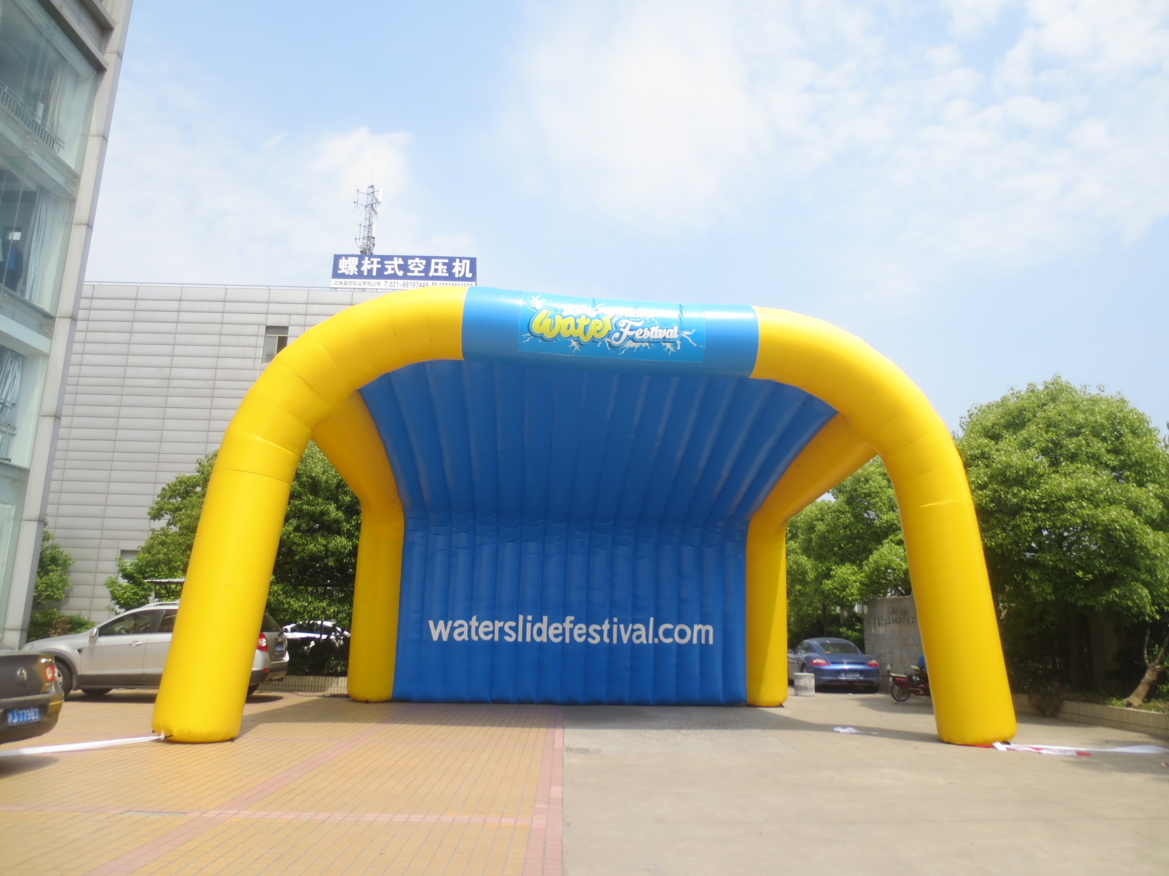 Wholesale Advertising Inflatable Tent Air Tight Inflatable Arch Tent Funny Portable Dome Tent for Camping Party