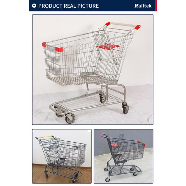 180L тяжелая супермаркетная тележка по заказу
