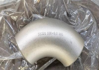 48 Stainless Steel Elbow 90D LR GOST SS321 Butt Welding Mirror Polished