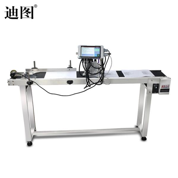 Full Auto Expiry Date Coding Logo TIJ Inkjet Printer Online Machine with Blue Ink