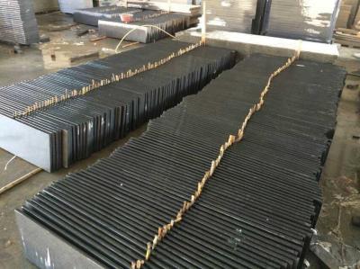 Professional Granite Step Treads Dark Grey Color 175MPA Compressive Strength