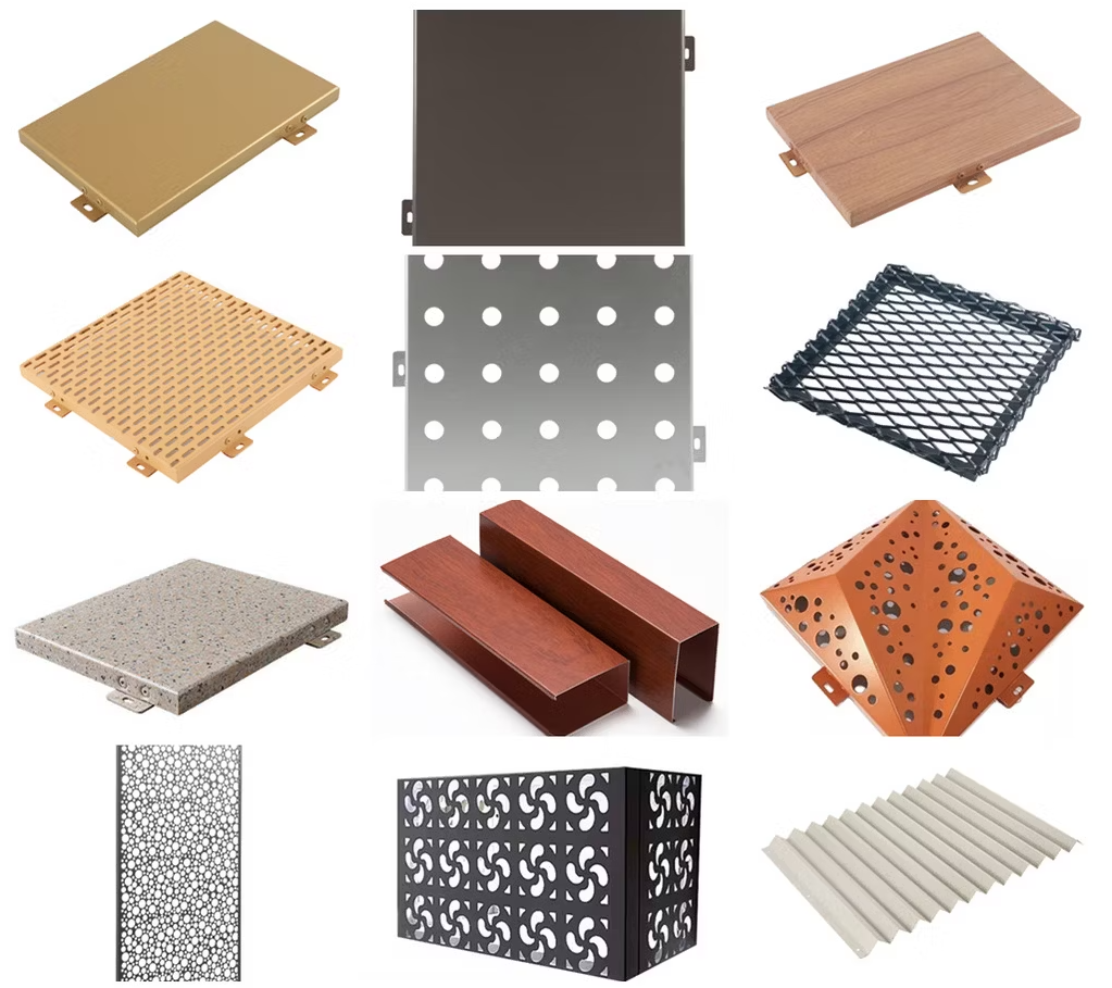 3D Design Aluminium Composite Panel Exterior Decorative Wall Panels For Cladding Material With LED Lighting