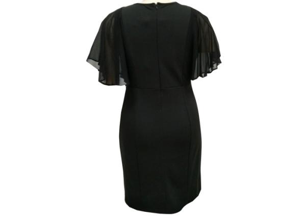 Crew Neck Women'S Casual Dresses Casual Black Maxi Dress Rome Fabric