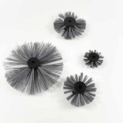 Carbon Nylon Pipe Coating Cleaning Brush For Pre Coating Pipe Surface Preparation