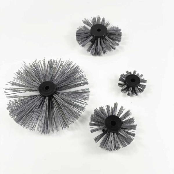 Carbon Nylon Pipe Coating Cleaning Brush For Pre Coating Pipe Surface Preparation