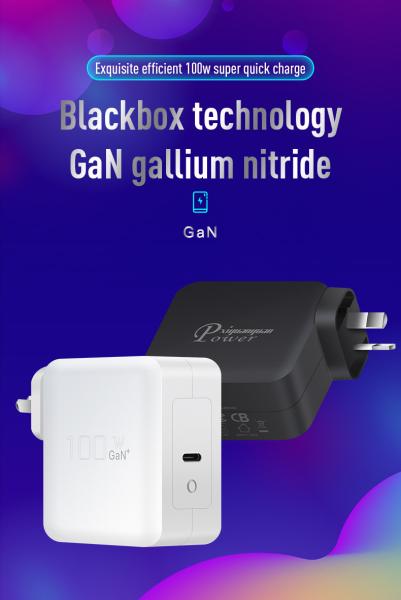 100W GaN USB-C PD Fast Charger with QC4.0 for Phones and Laptops