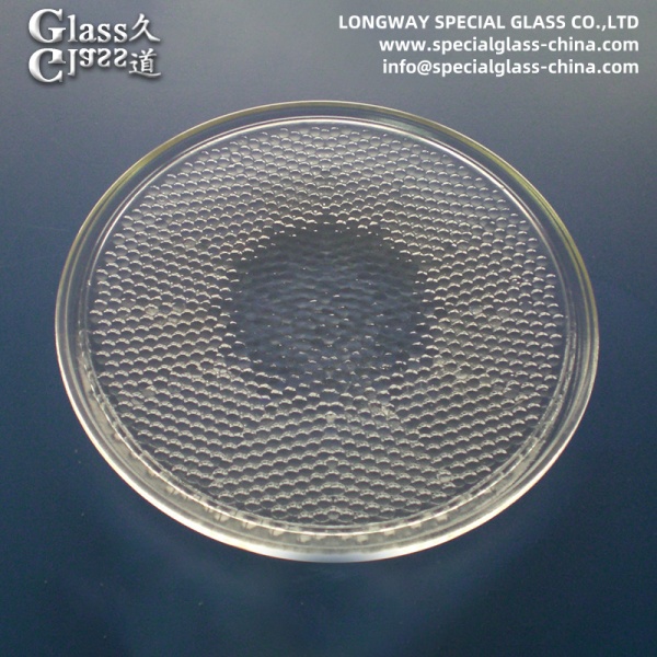 High Temperature Resistant Borosilicate Glass Lens For Light Lamp Cover
