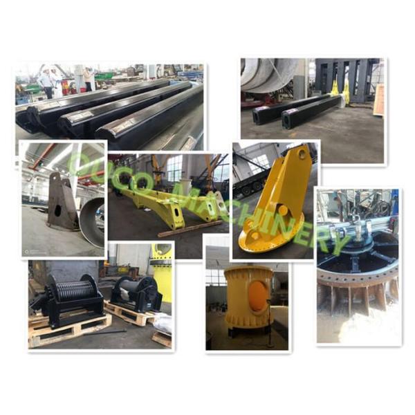 Space Saving Offshore Pedestal Crane 10T 10M Electric Hydraulic Telescopic Boom