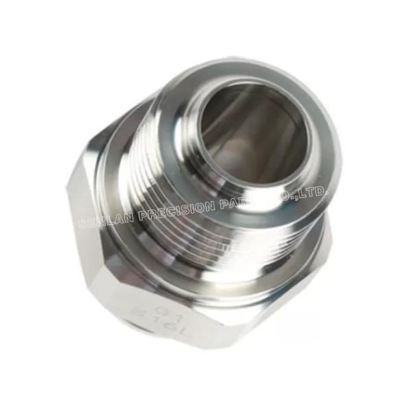 High Precision Stainless Steel CNC Machined Parts Customized OEM Lathe Components