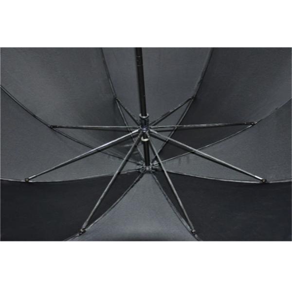 Eco-friendly RPET Cork Handle Wooden Straight Golf Umbrella for Customized Branding