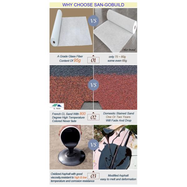 Hangzhou Roofing Materials Fish Scale Asphalt Roof Bitumen Shingles