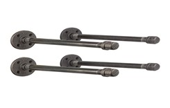 Bracket de estantería flotante de acero inoxidable fácil de instalar para estanterías flotantes de madera