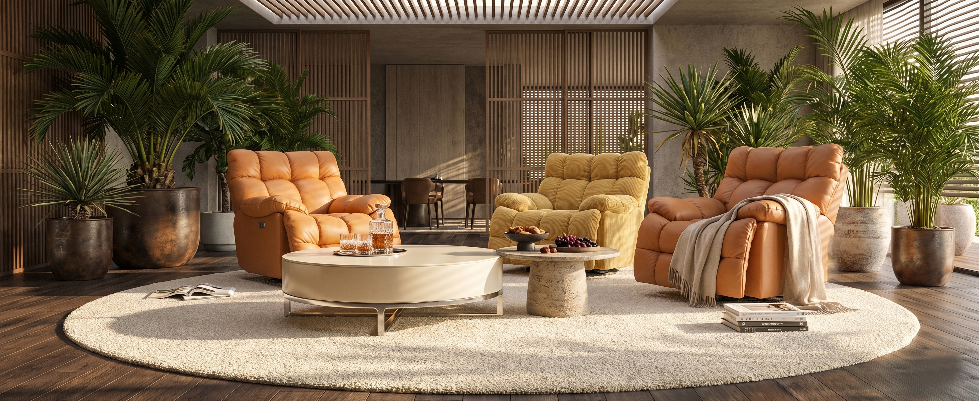 Modern Recliner Sofa
