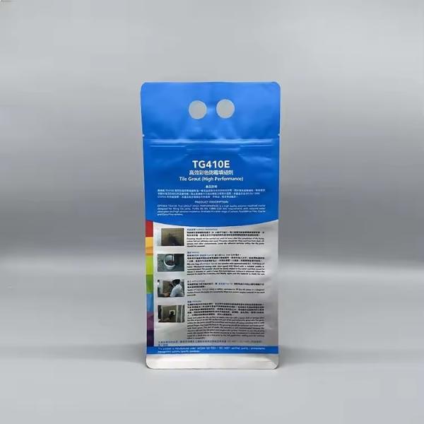 Flat Bottom Zipper Reusable Aluminium Foil Side Gusset Plastic Pouch For Detergent Chemical Powder Packaging Bags