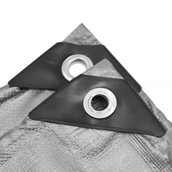 Outros tecidos 200 gm de folha de lonas cinza resistente à água para camiões/barcos/carros