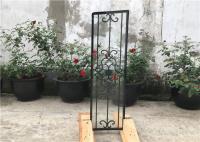 Oxidação de aço galvanizada do ferro forjado da sobrancelha vidro superior quadrado anti