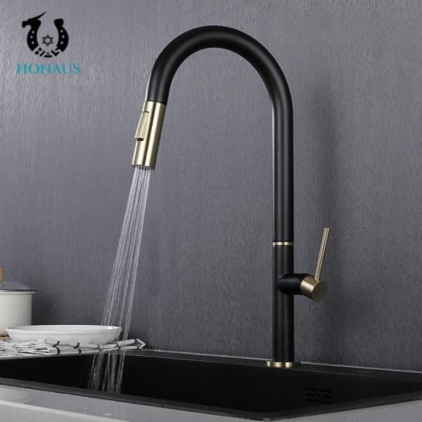 OEM ODM Smart Touch Control Kitchen Faucet Copper Pull Out Kitchen Tap