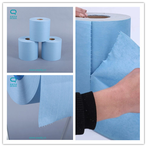 Dust Free Cloth Absorbent 25×37CM Industrial Wipe Roll
