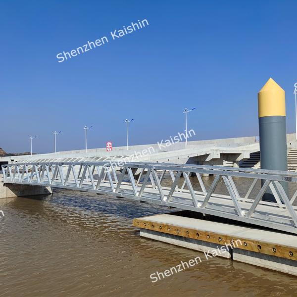 Handrail Aluminum Gangway Ramps Galvanized Marine Bridge Dock Gangways